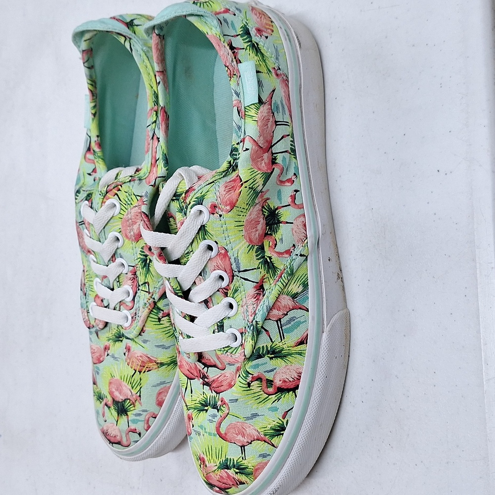 Vans Ultra Cush Flamingo Tropical Low Top Lace-Up Sneaker Tennis Shoes - Size 9 - Picture 2 of 11